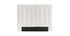 T&ecirc;te de lit capitonn&eacute;e en tissu beige 140 cm HALCIONA