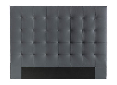 T&ecirc;te de lit capitonn&eacute;e gris fonc&eacute; 160 cm HALCIONA