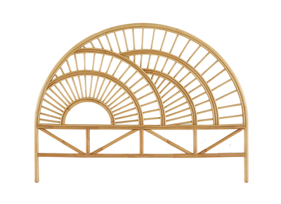 Tête de lit déco en rotin naturel L160 cm SUNNY