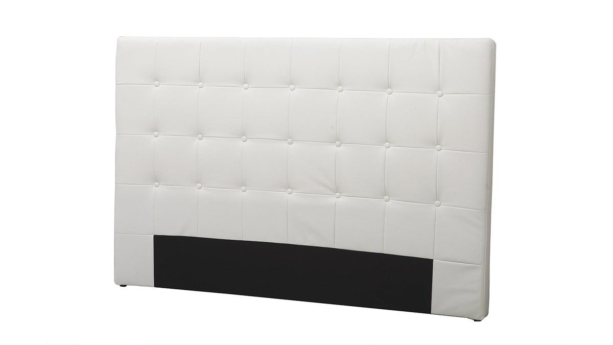 Tte de lit design blanc cass 170 cm LUTECE