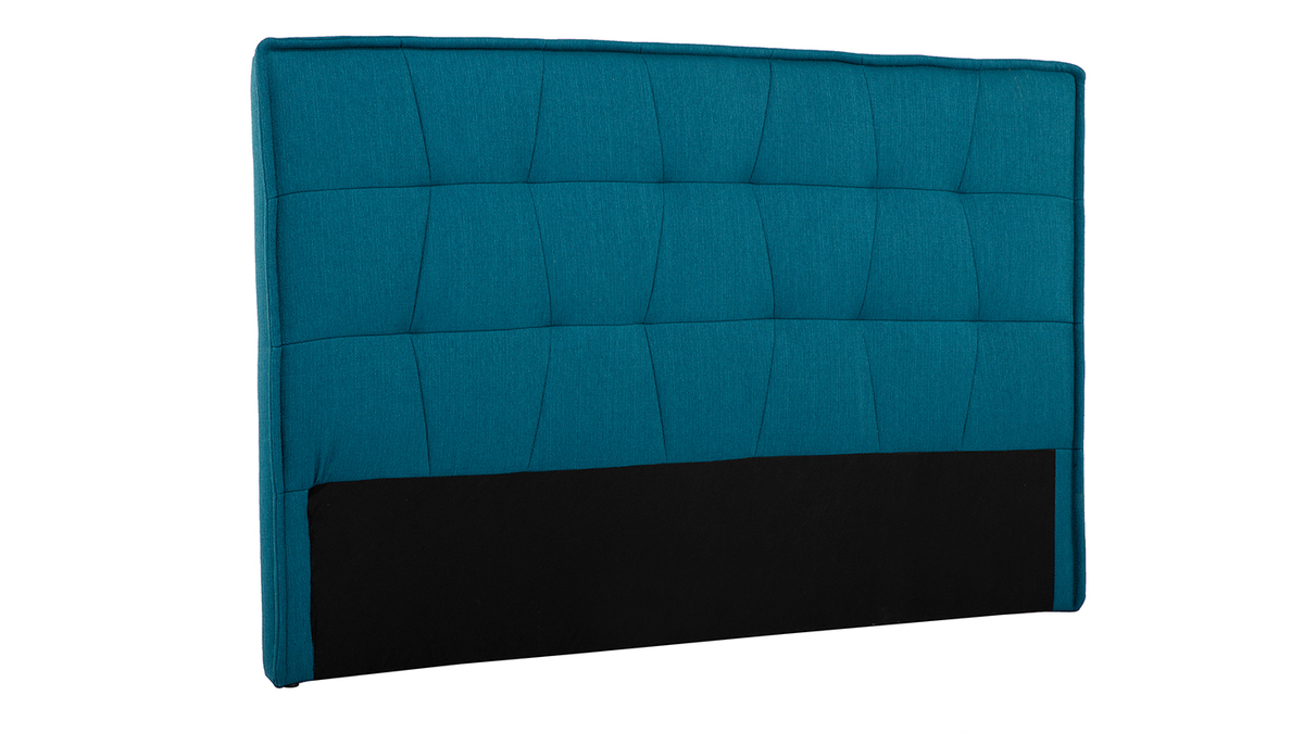 Tte de lit en tissu bleu canard  L170 cm SUKA