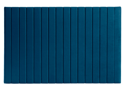 Tête de lit en velours bleu pétrole L170 cm NEHA
