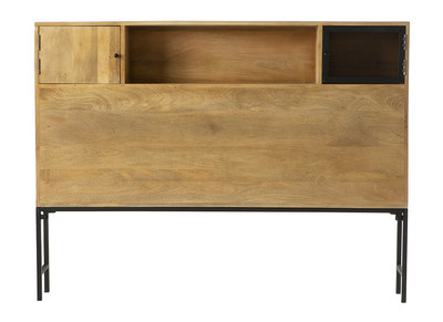 Tête de lit industrielle avec rangements 160 cm RACK - Tête de lit industrielle avec rangements 160 cm RACK