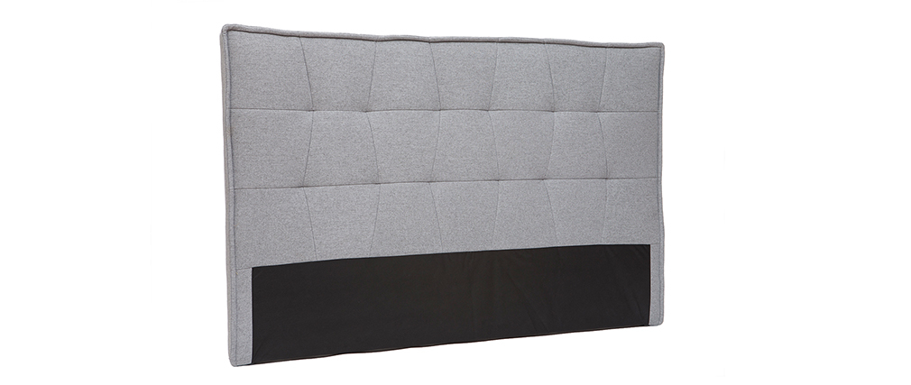 Tête de lit tissu gris clair 170 cm SUKA