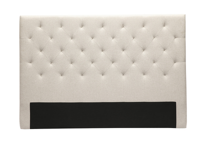 T&ecirc;te de lit tissu naturel 160 cm ENGUERRAND